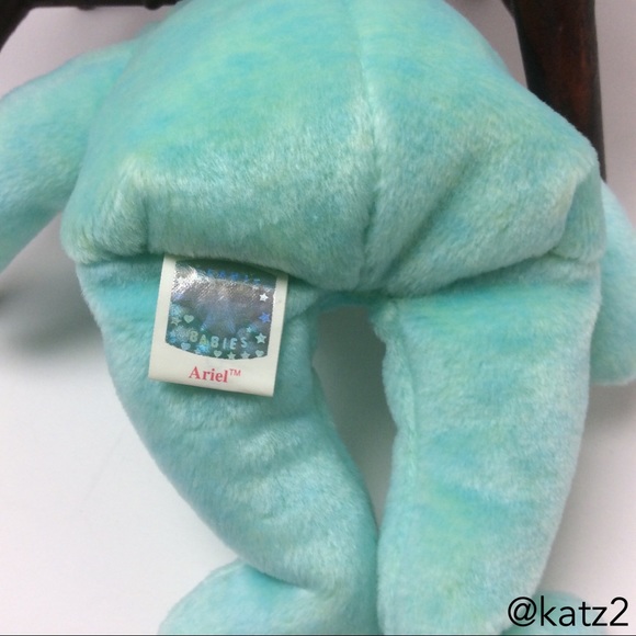 Ty Beanie Baby Retired - Rare Ariel Bear In Memory 1981-1988 - Picture 3 of 3